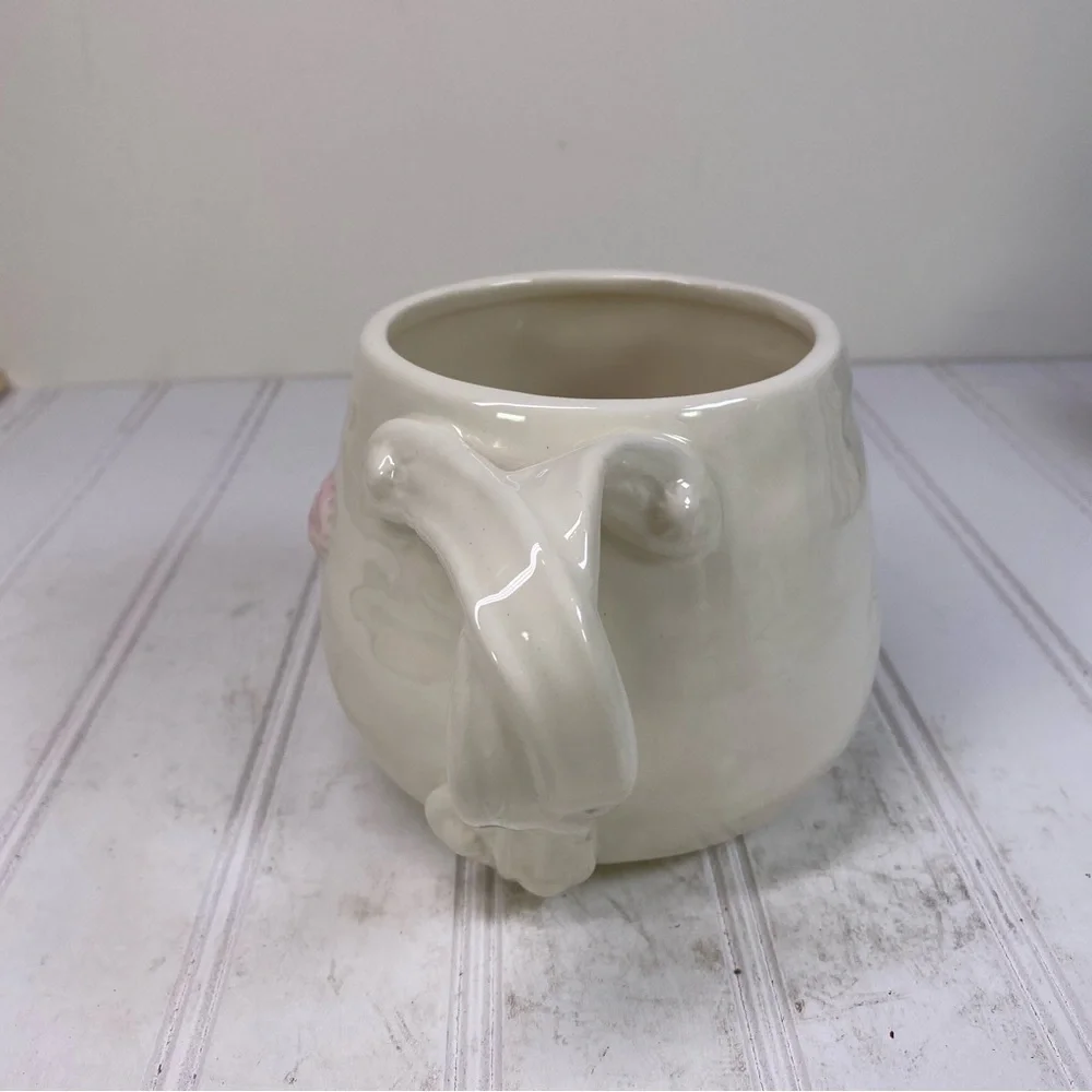 Pier 1 Imports Snowman face coffee mug